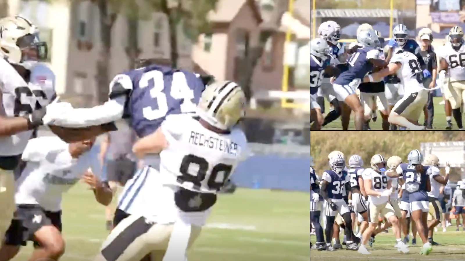 A Genetic Freak: Scott Steiner's Son Breaking Out A German Suplex During A Brawl With The Cowboys Should Earn Him A Long-Term Contract
