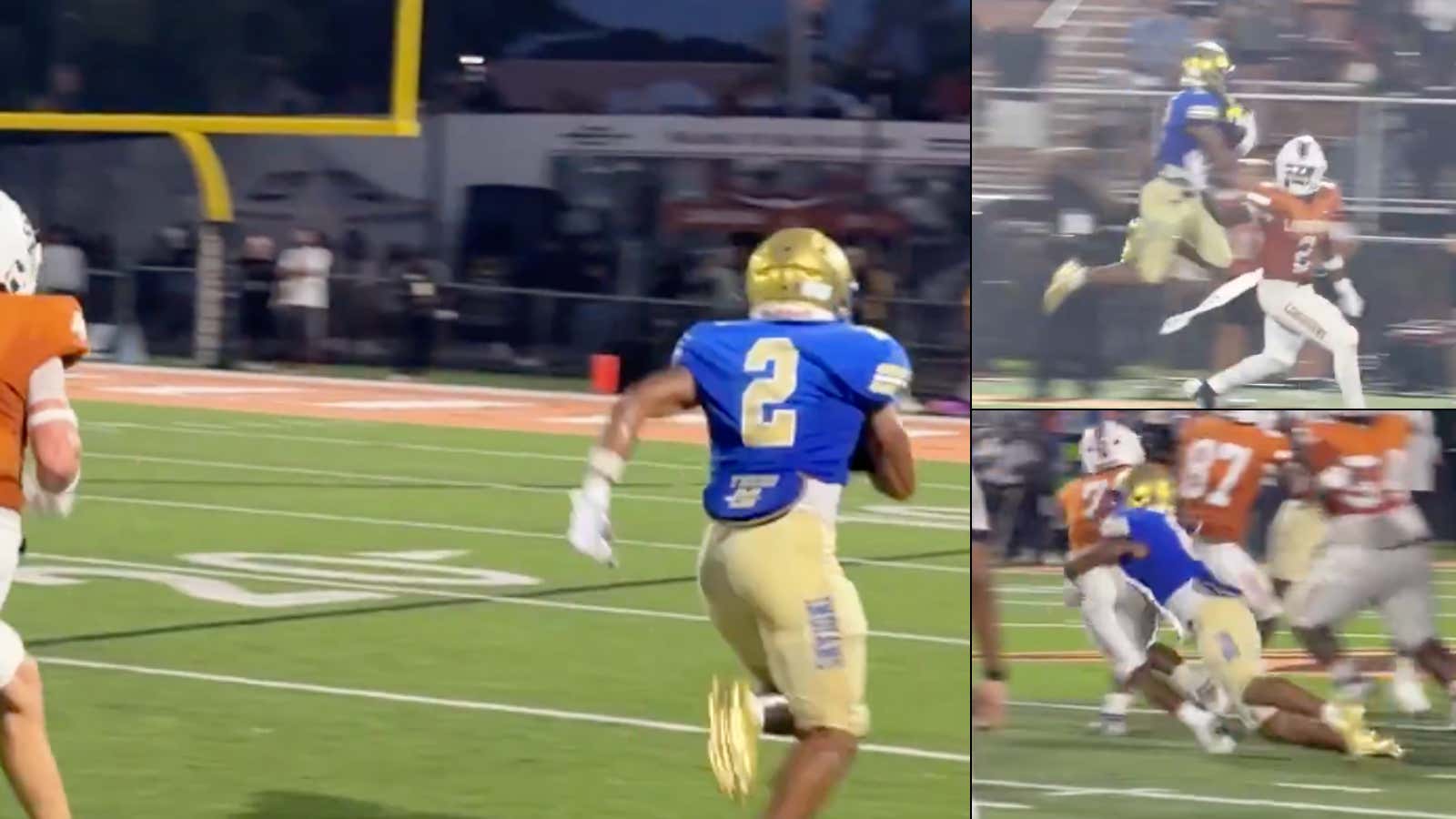 2028 No. 1 Safety Casey Barner Is DIFFERENT: Had a 58-Yard TD Run, Interception and a Nasty Sack in His Season Opener