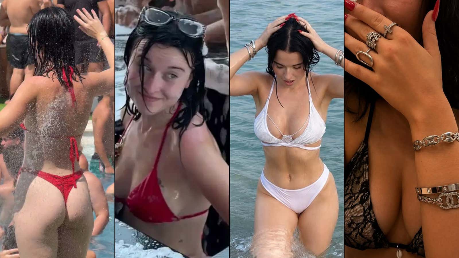 LAVA HOT 3: Red Bikini Girl Just Launched A "MYM" Account AKA The French Version Of OnlyFans
