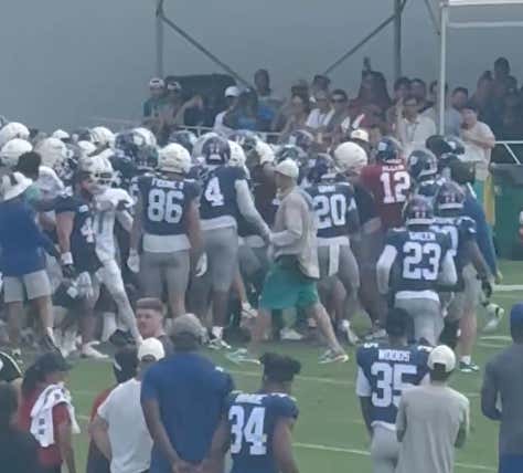 'I Got To Go Help My Boy' - Jaxson Dart Was Ready To Put His Life On The Line Watching The Scumbag Dolphins Throw Punches At Jameis Winston
