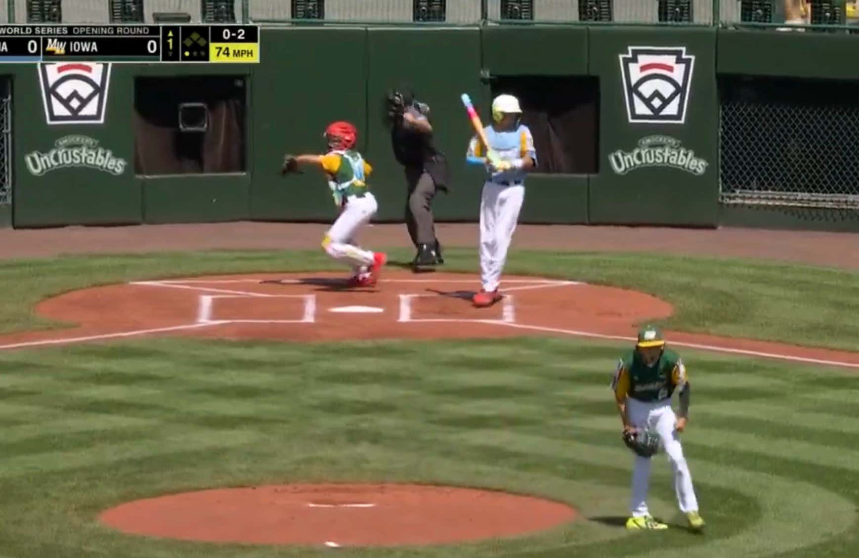 Cooper Thissen Just Turned In An All Time LLWS Performance: 5 and 1/3rd Of No Hit Ball Including 15 K's On The Mound And Hit A Home Run For The Game's Only Run