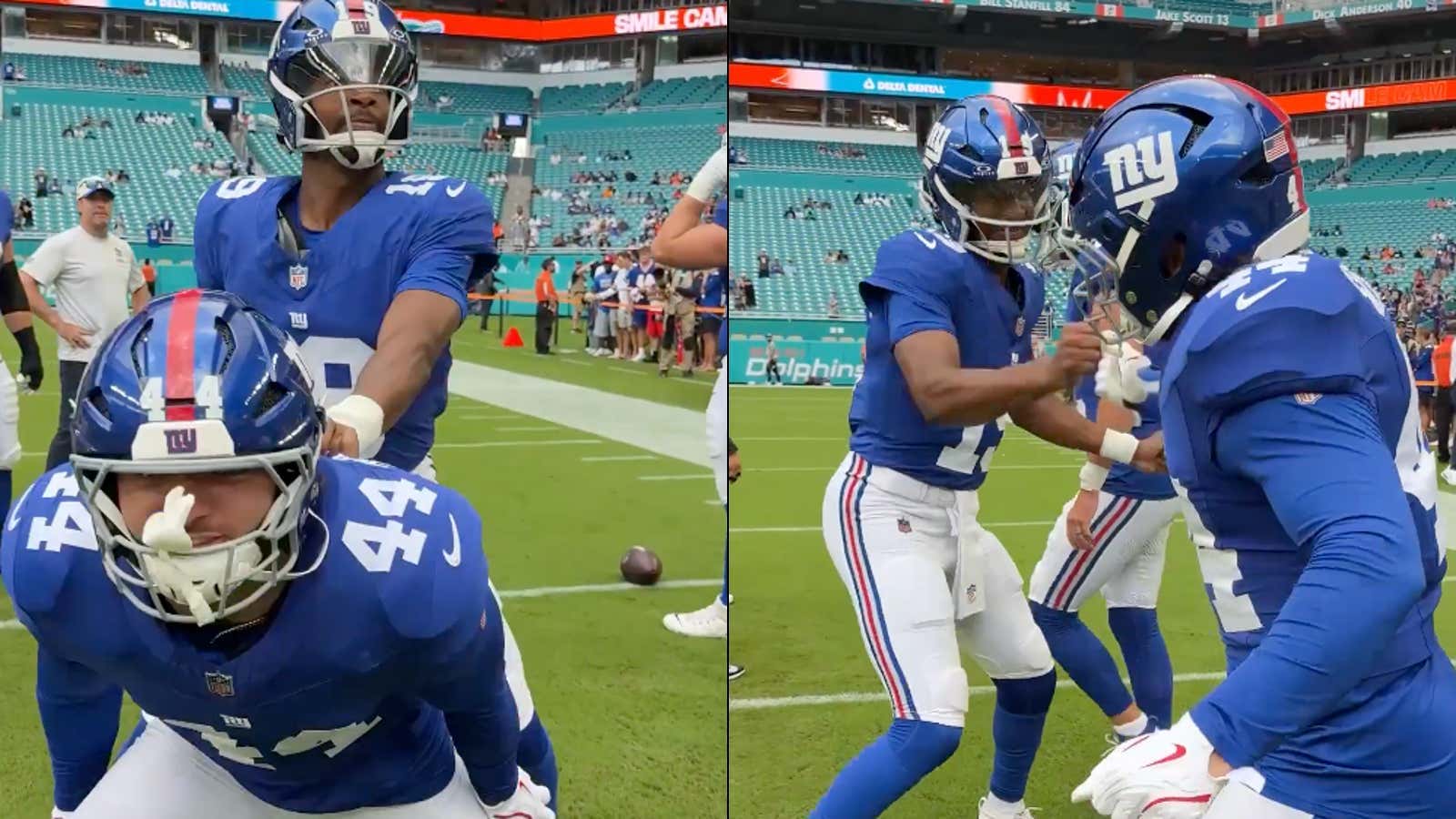 Jameis Winston And Cam Skattebo Just Redefined The Pregame Handshake Routine And It's Why We Love Them