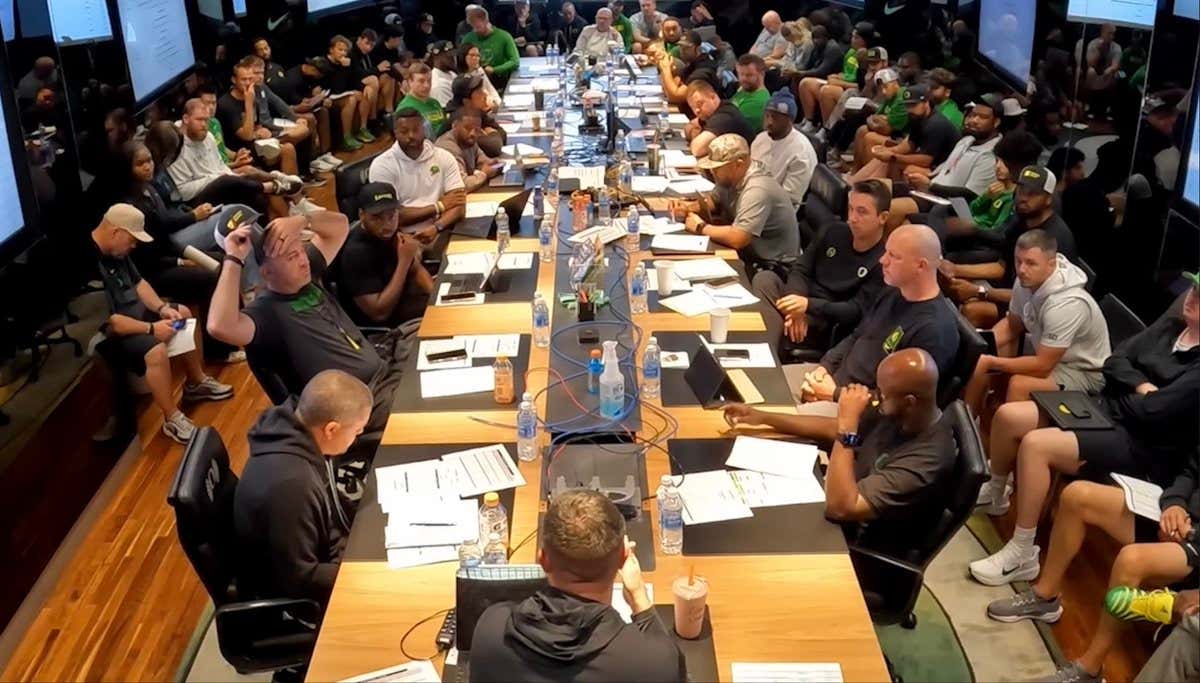It Appears Oregon Football Is Attempting To Become The First Team To Have More Coaches Than Players