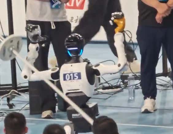Somebody Needs To Get This Robot's Bitch Ass Into The Weight Room