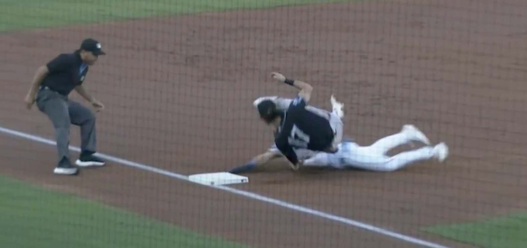 You'll Never See A Better Tag On A Stolen Base Attempt Than The One Blaze Alexander Pulled Off On Tuesday Night