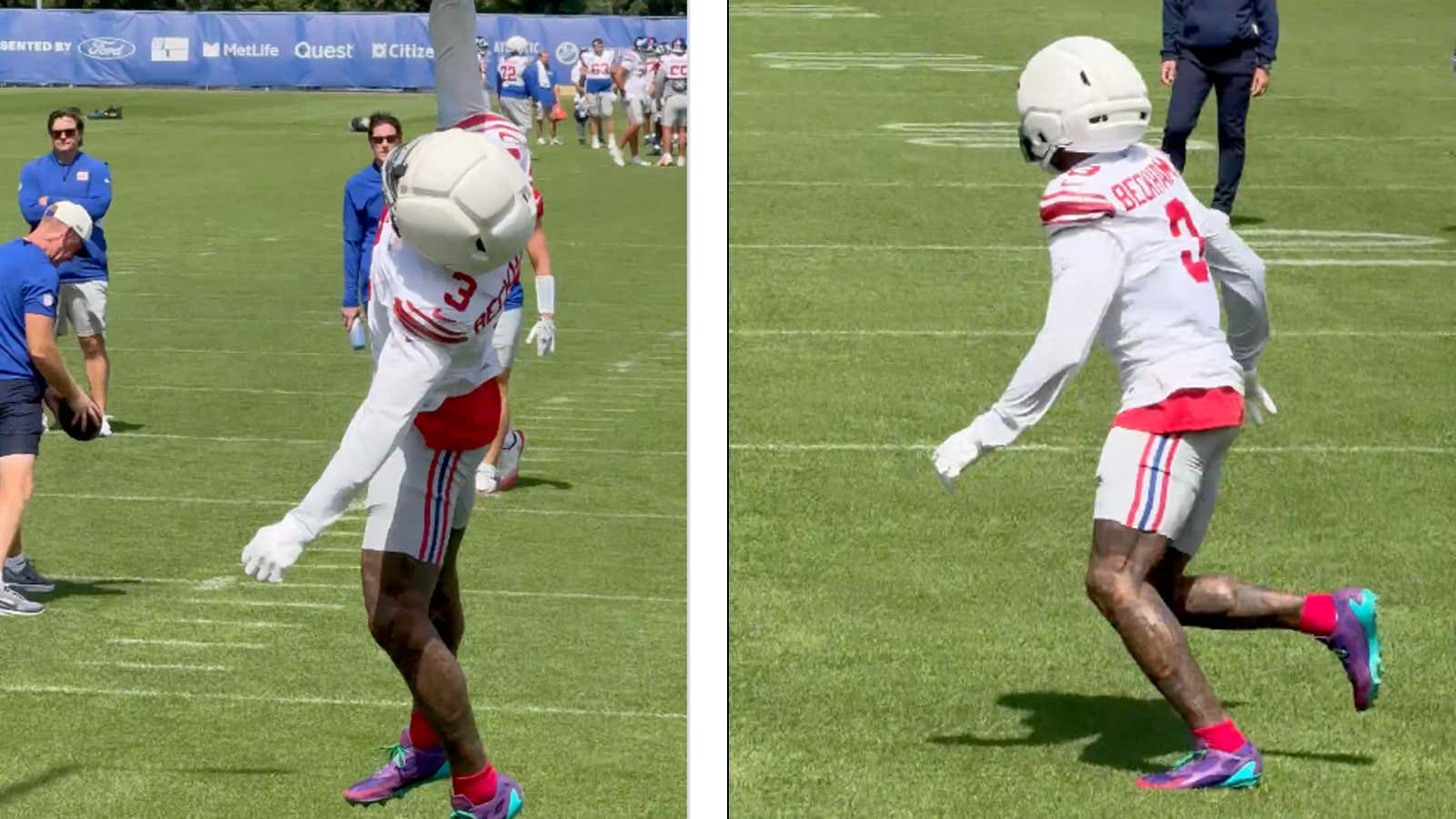 Coach John Harbaugh And This Video Proves What Us Giants Have Always Believed: Odell Beckham's Still Got It