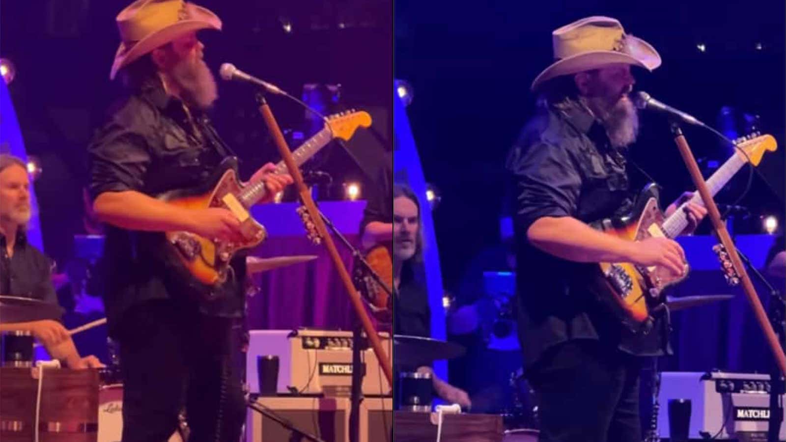 Chris Stapleton Delivered One Of The Best Tributes To Dolly Parton at His Long Island Concert Last Night