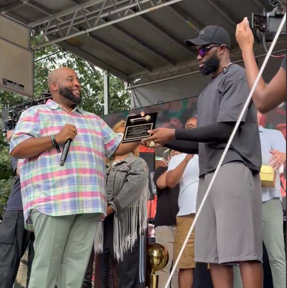 Jaylen Brown Was Rightfully Given A Key To The City During His Farewell Celebration With The City Of Boston