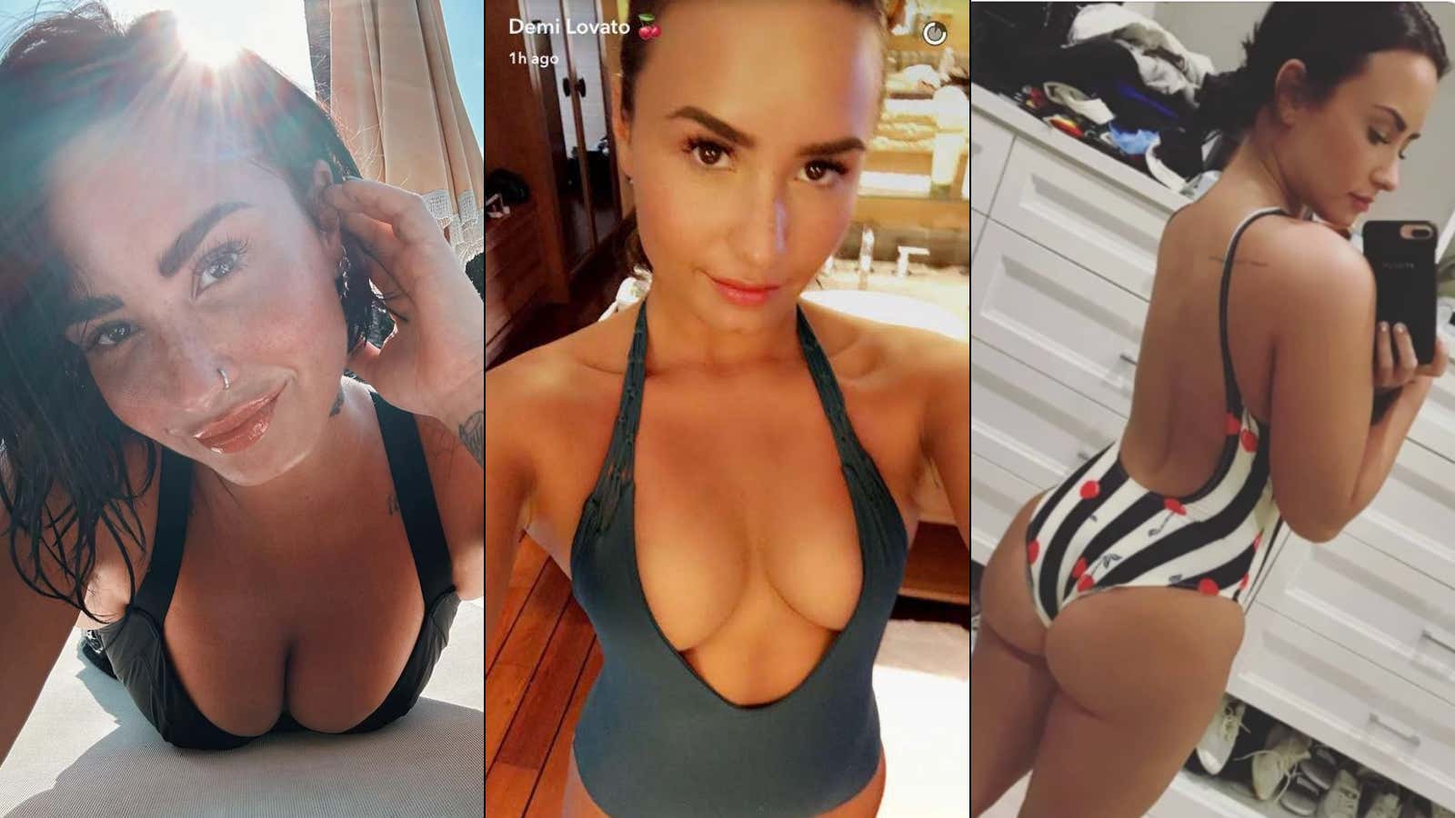 Demi Lovato Hopped In A Bikini To Announce She Is BACK And The Recent Concert Clips Of Her Grinding Around In Lingerie Are Certainly Worth A Quick Click