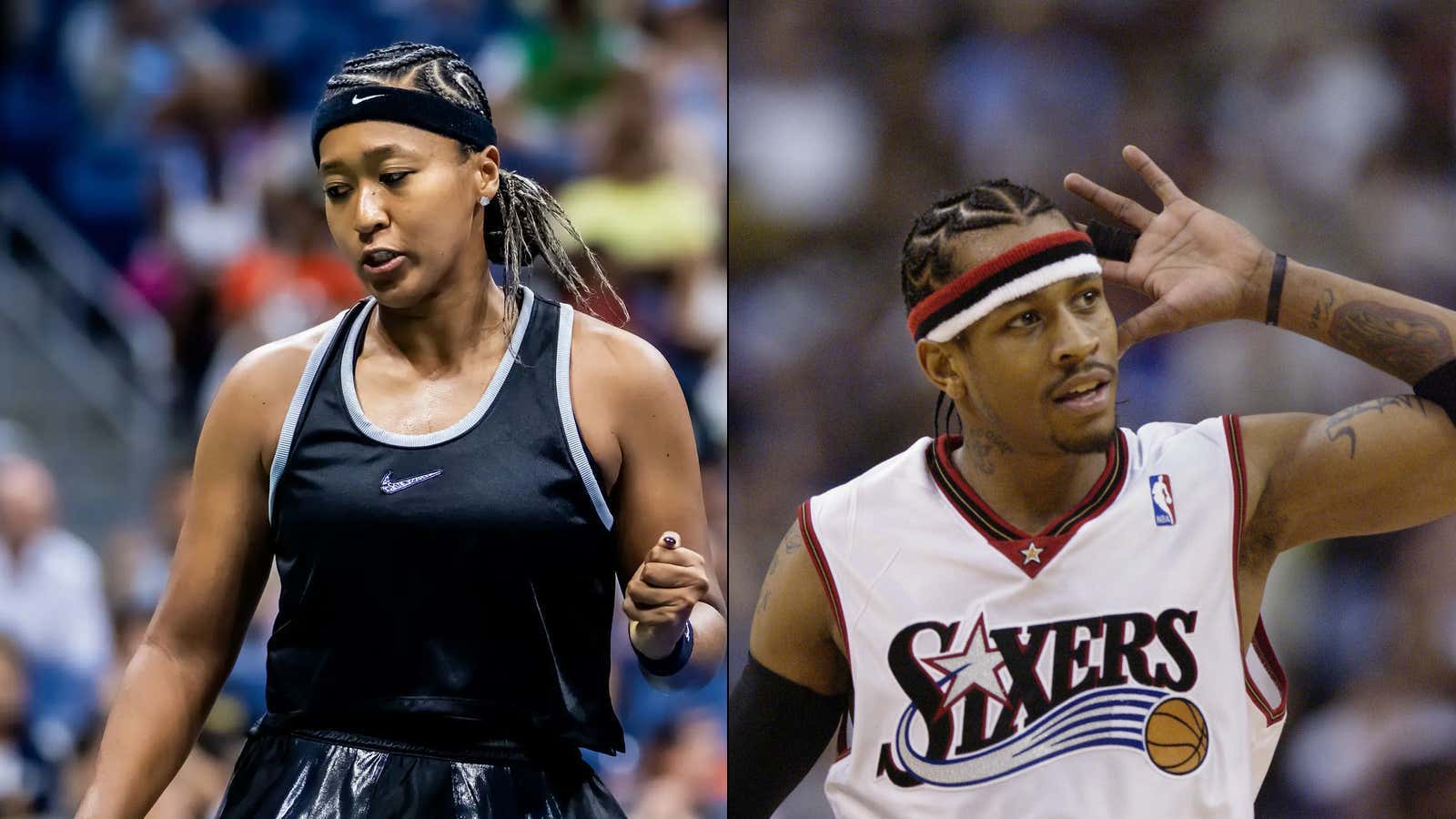 Naomi Osaka Is Now A Philadelphia Athlete After Showing Up To The US Open Dressed Like Allen Iverson
