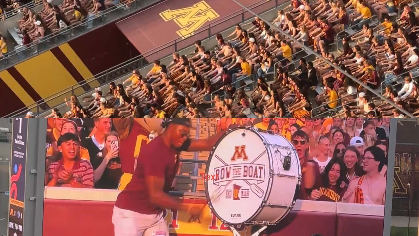 Minnesota Football Fans Are Doing Norway's Viking Row to Go Along With P.J. Fleck's "Row The Boat" Mantra