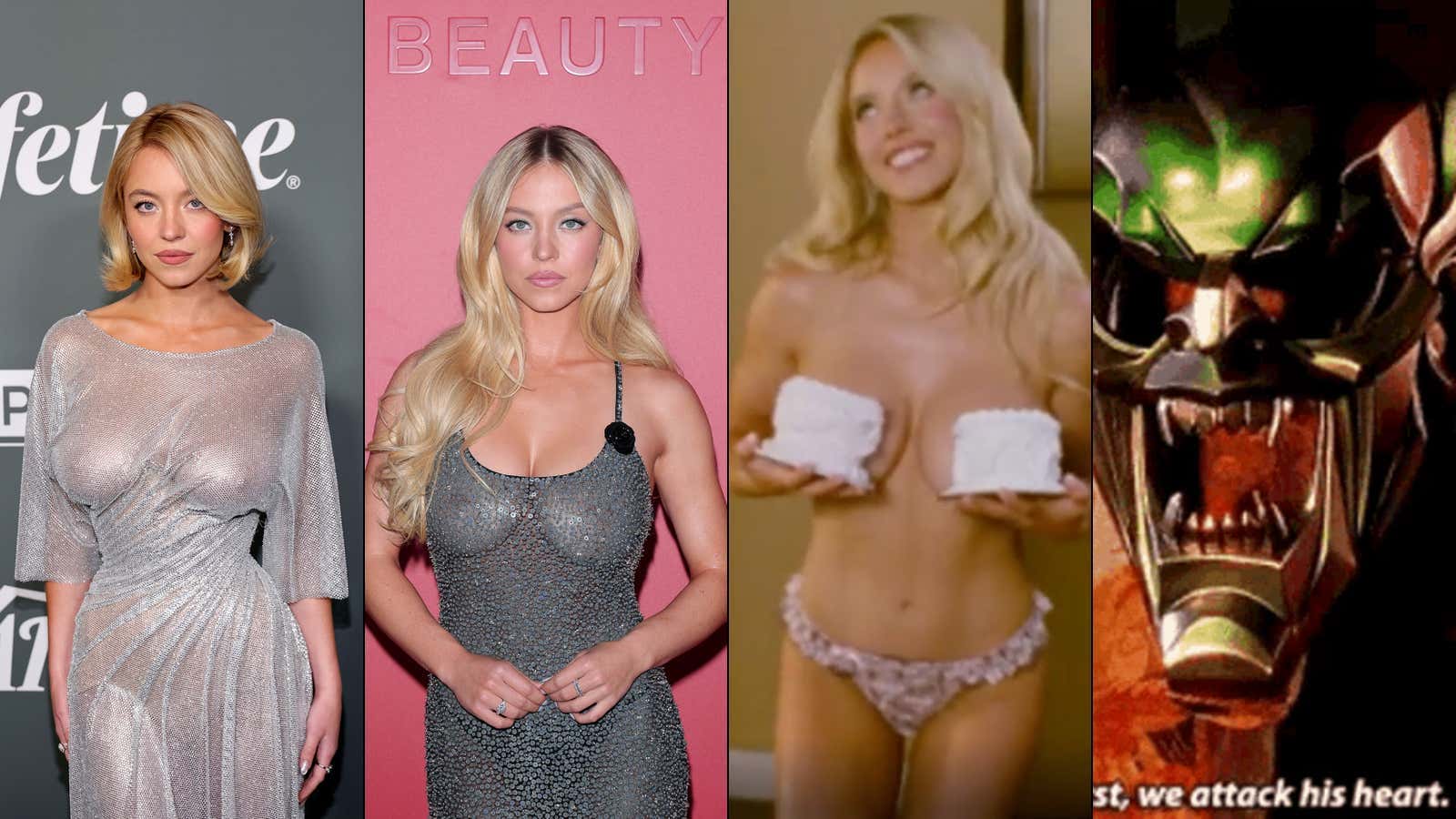 ALERT: Sydney Sweeney Wore A New See-Through Dress On The Red Carpet AND Posted More Topless Cake Clips In Her Iconic "Birthday Boobs" Lingerie