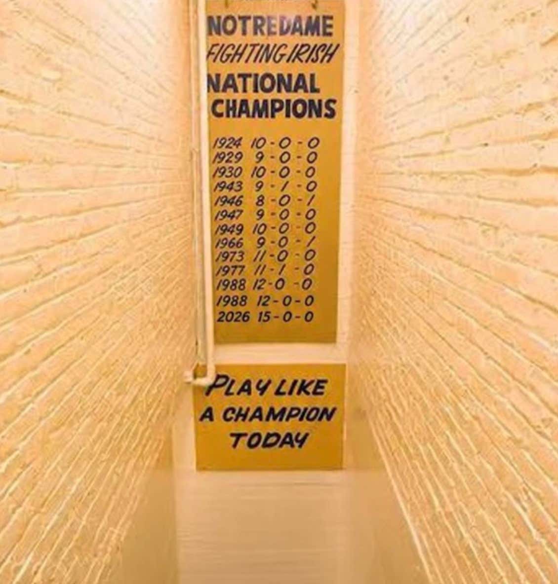 It's The Year Of Our Lord, Two Thousand And Twenty-Six, And Notre Dame Is About To Go UNDefeated