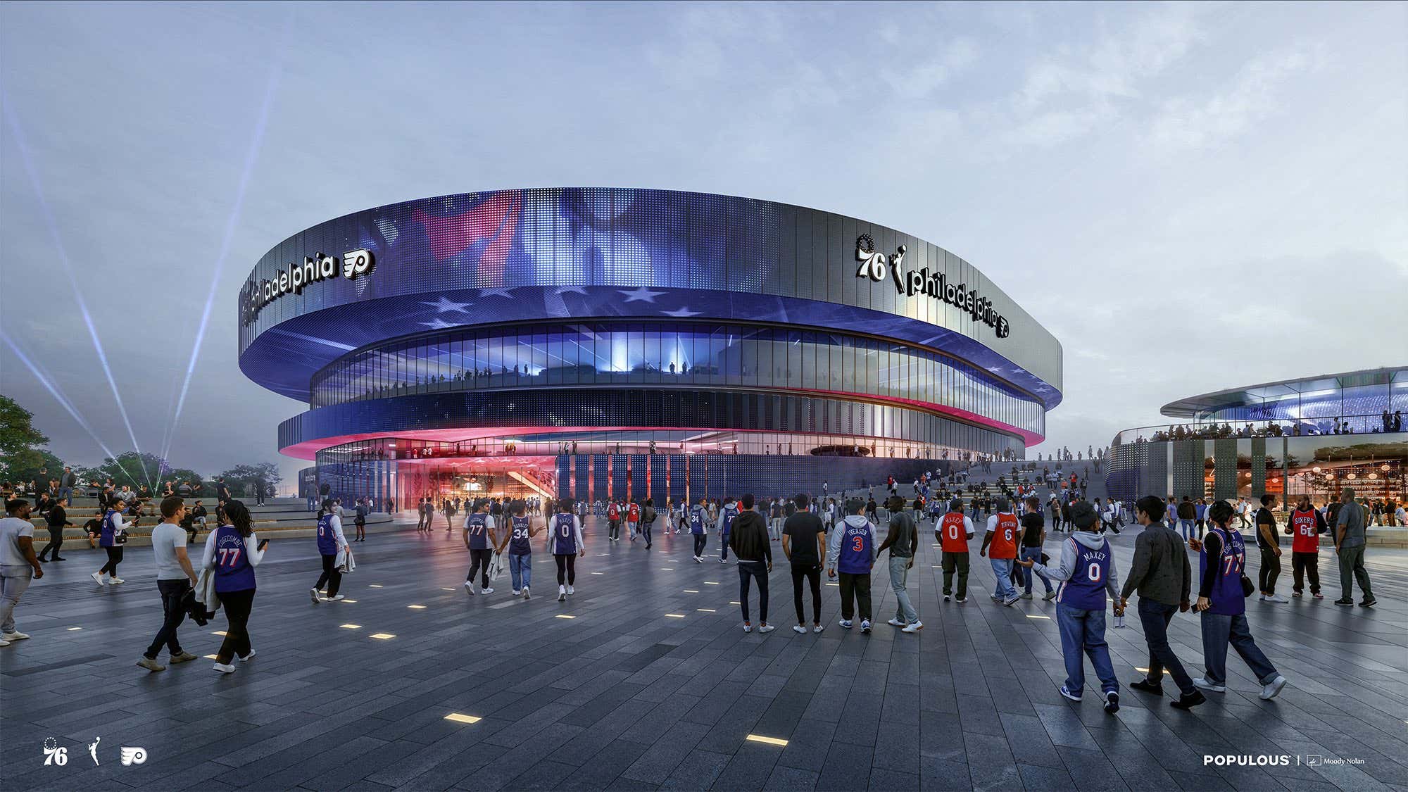 We Now Have Our First Look At The Stadium The Sixers And Flyers Will Be Filling With Championship Banners