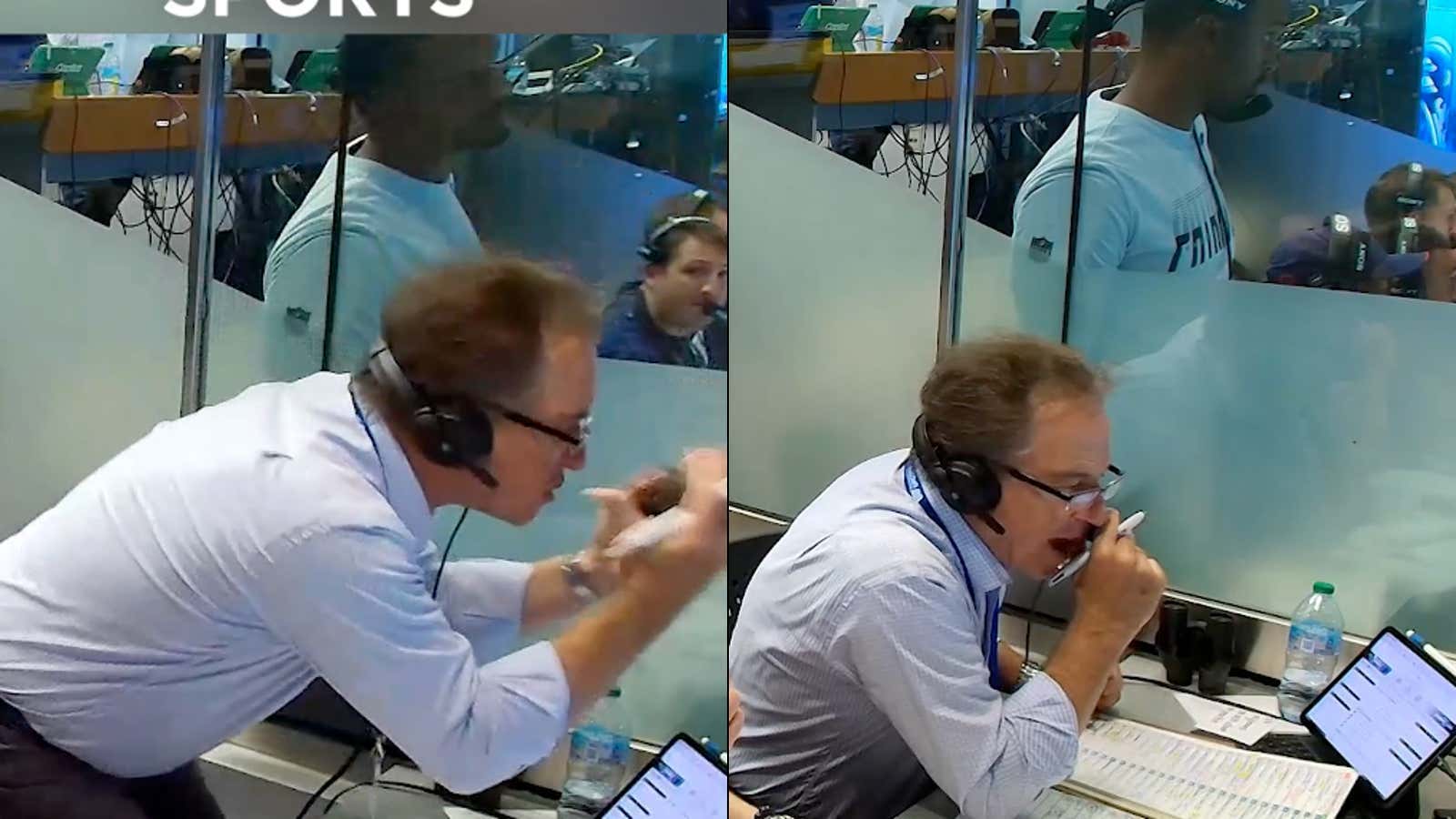 This Video Of Kevin Harlan Screaming About Josh Jobe's Pick Directly Next To A Disgusted Pats Coaching Staff Sums Up Last Night's Game Perfectly