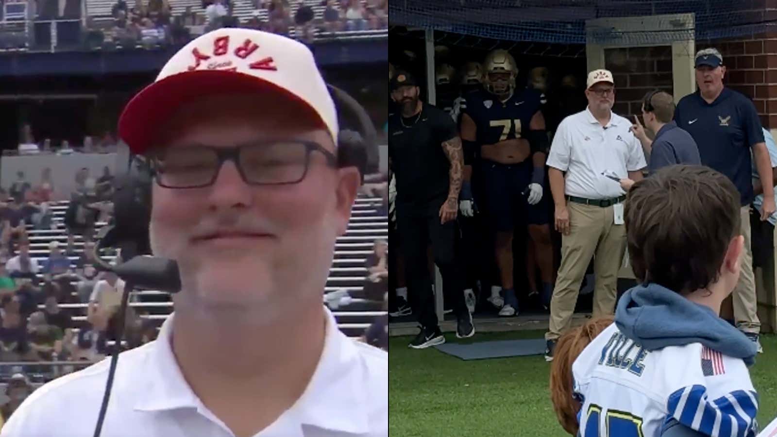Brutal: Akron Fumbled On The Drive With A Fan Calling Its Plays, Dude Was At Least Smart And Went No-Huddle Right Away