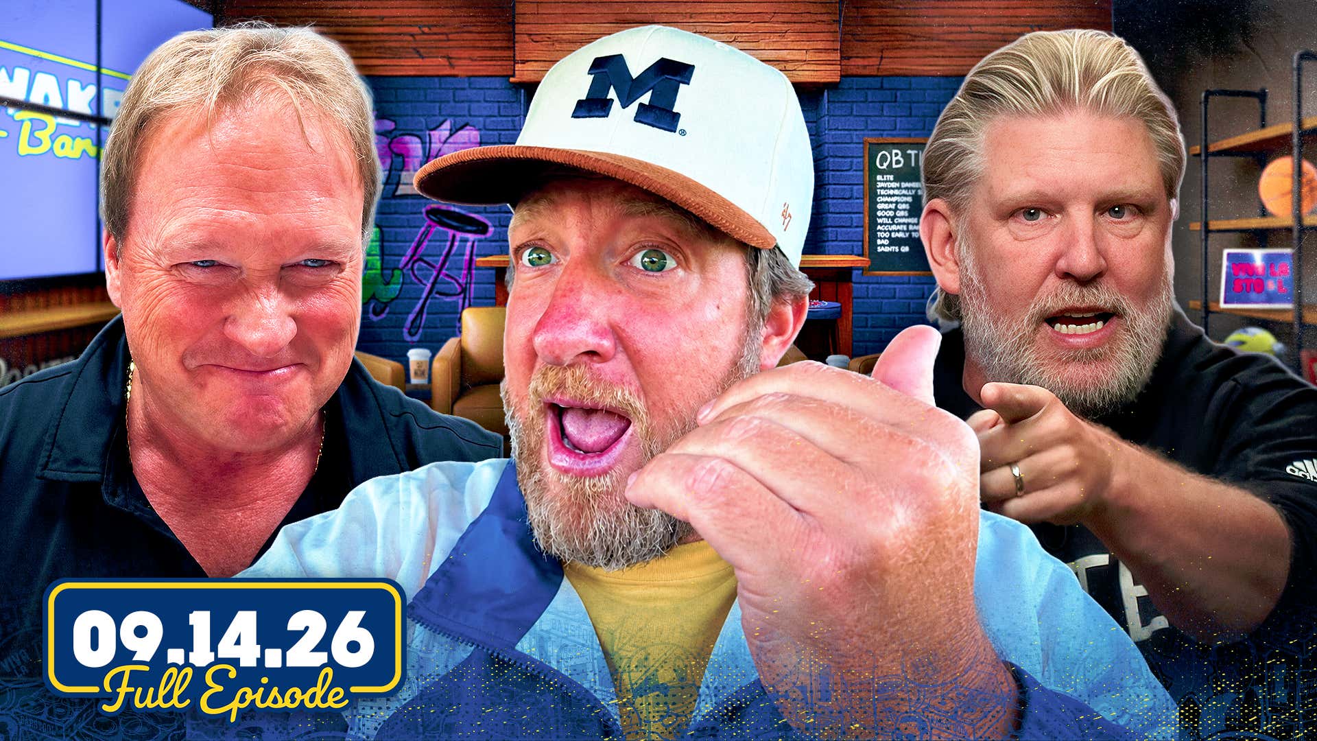 Michigan Upsets Oklahoma, Texas Stuns Ohio State + Gruden’s NFL Week 1 Reaction | WUB Full Episode