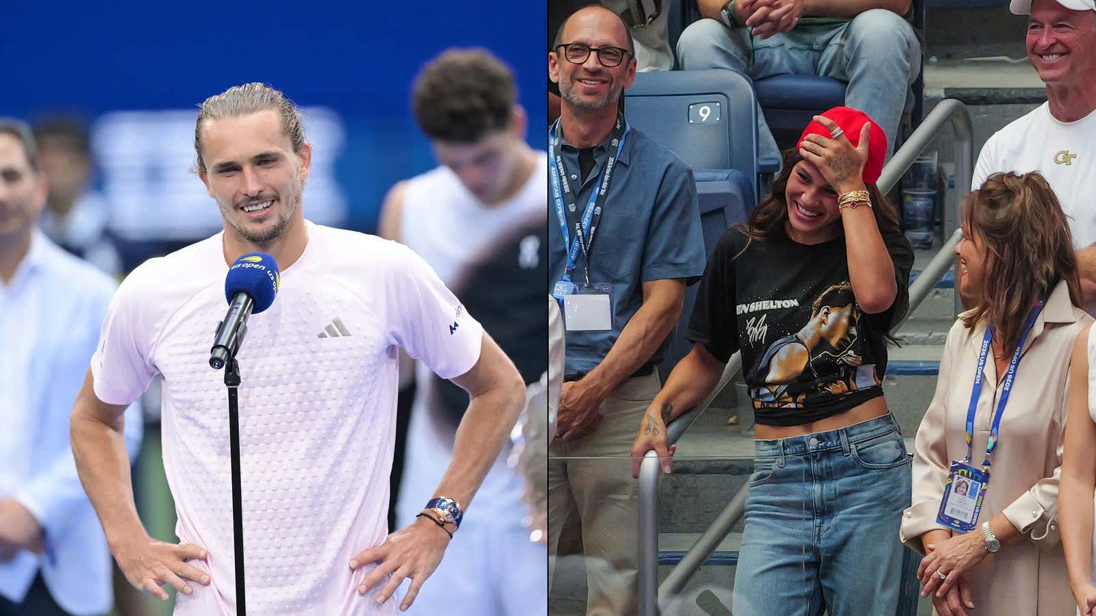 Fair or Foul: Alexander Zverev Made Sure To Take Time Out Of His US Open Winning Speech To Flirt With Trinity Rodman
