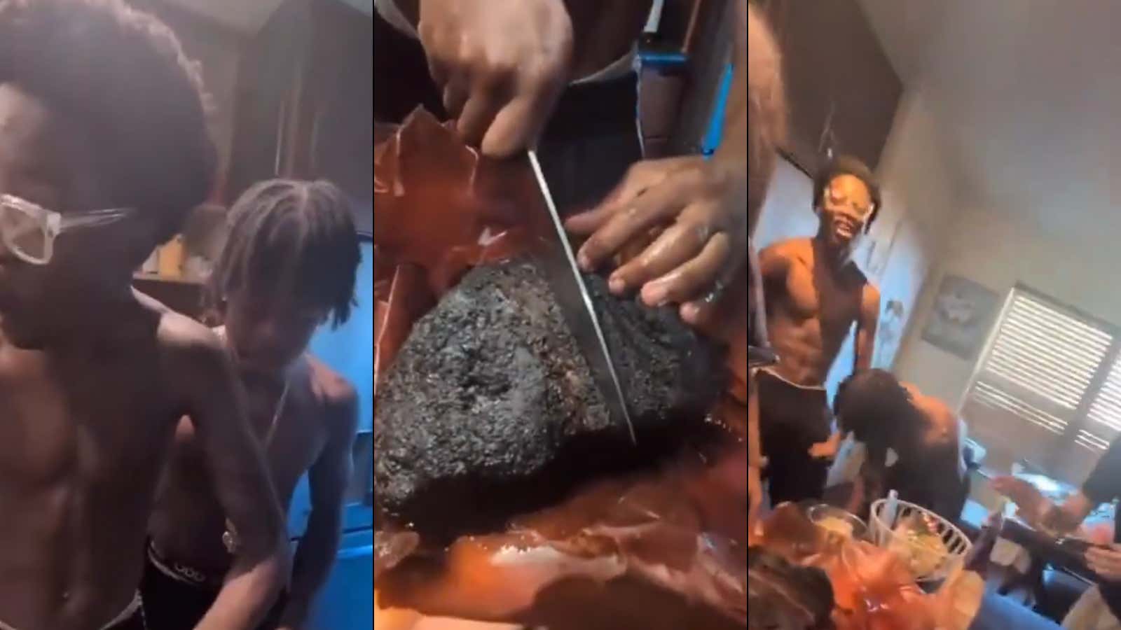 The Kids Are Alright: Kid Smokes A Brisket For His Friends And The Whole Squad Goes Crazy When He Reveals A Perfect Cook