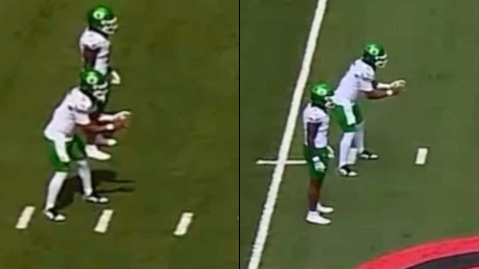 Dante Moore Was Giving Away Run or Pass Every Play Against Oklahoma State
