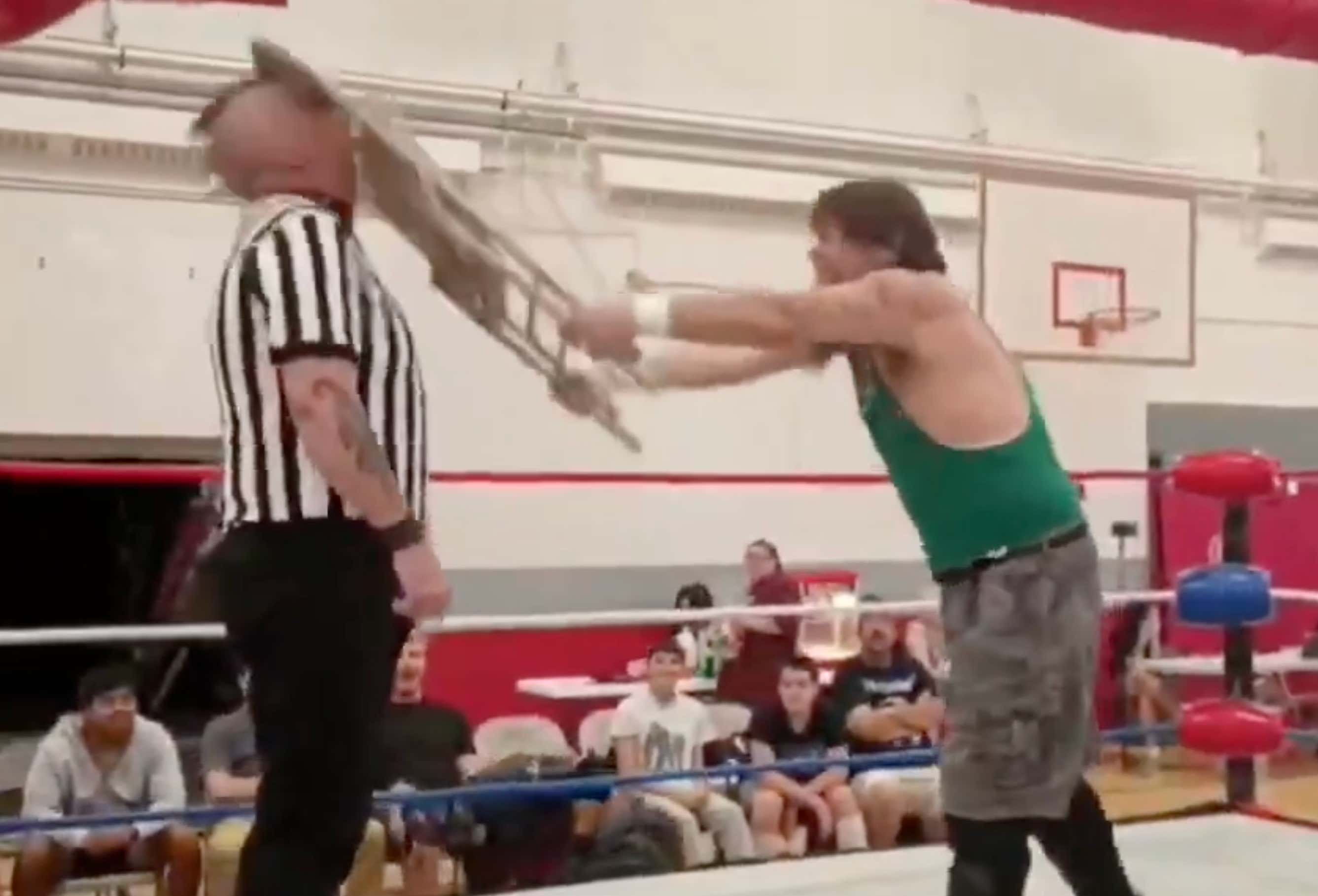This May Be The Most Devastating Chairshot In Pro Wrestling History