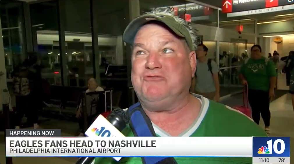 This Maniacal Eagles Fan Heading To Nashville For The Game This Weekend Is Going To Have The Entire City In Hell