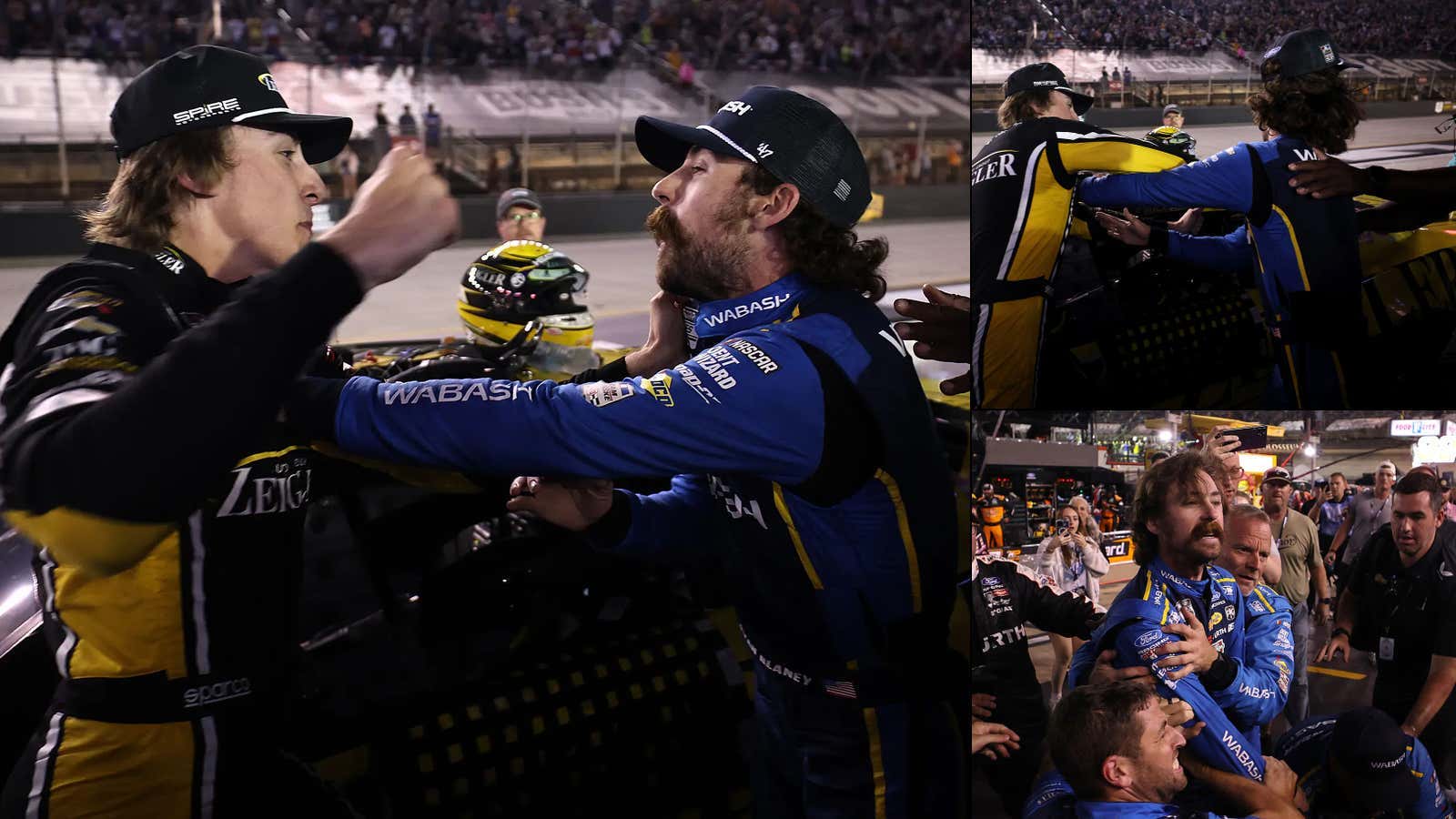 NASCAR Driver Delivered One Of The Cleanest Punches Square To The Chin You'll See All Weekend