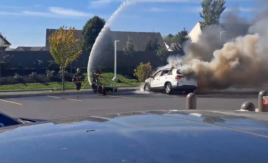 Firefighter vs Hose: Who Ya Got In This Epic Showdown?
