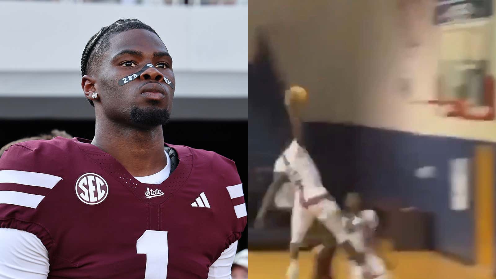 Kamario Taylor is a Heisman Favorite, Loves Mississippi State, and Can Dunk The Shit Out of a Basketball