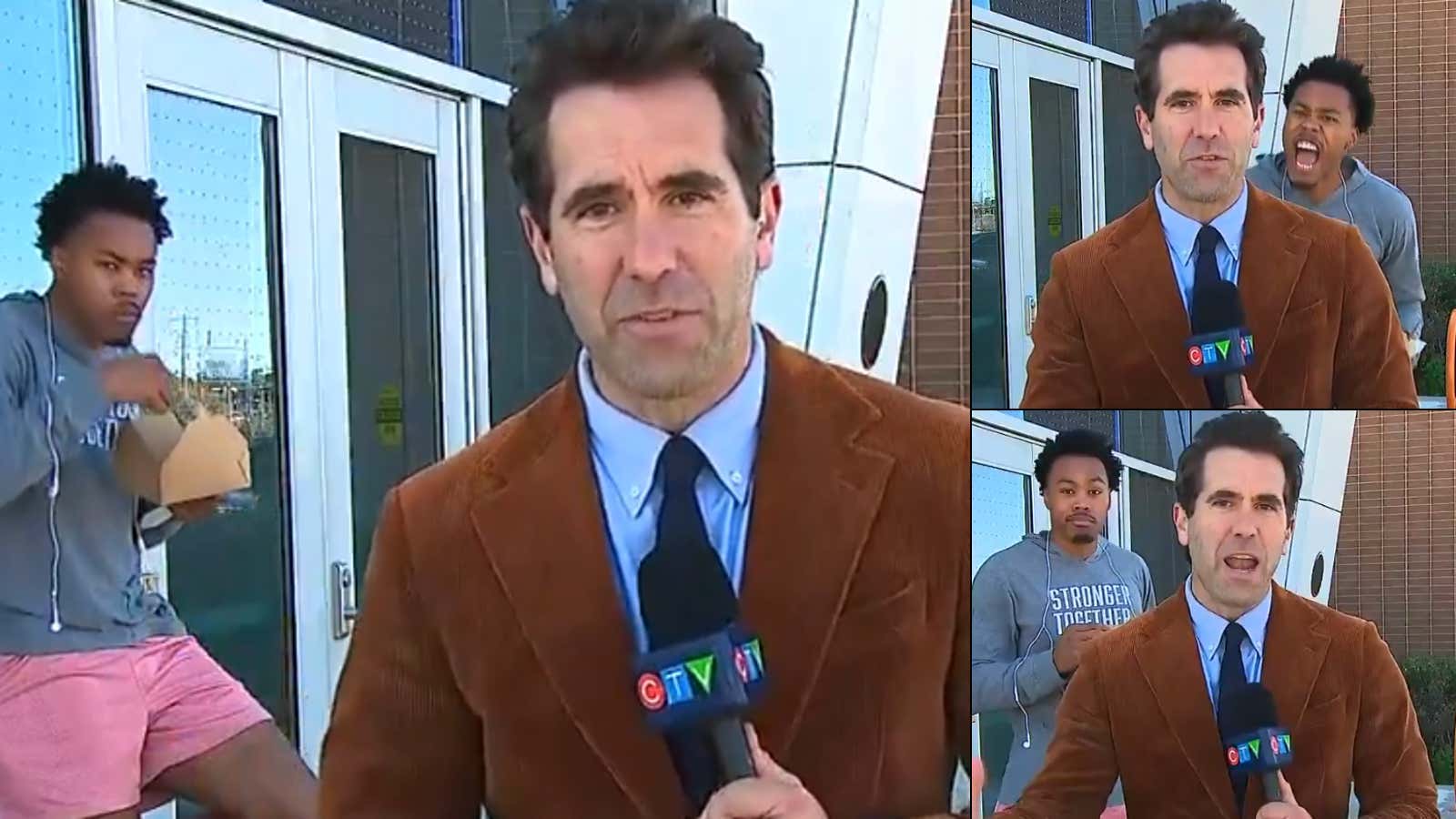 Scottie Barnes Proved To Be An Elite Level Troll After Crashing A Live News Segment While Eating His Lunch