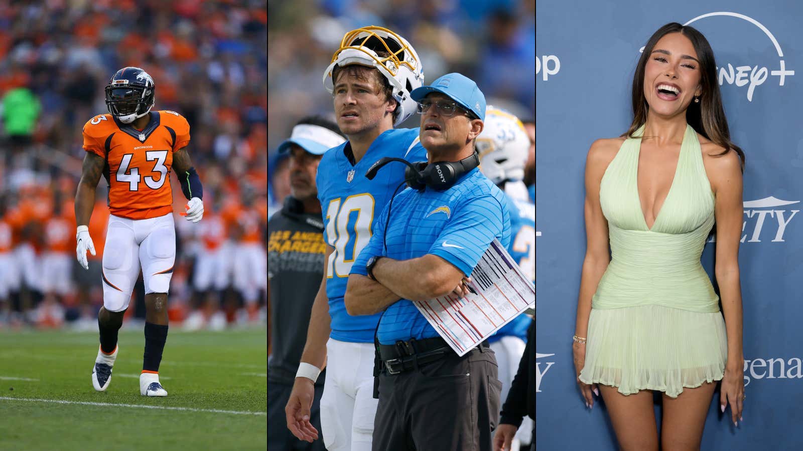TJ Ward Offers Some Tough Love for Justin Herbert About Madison Beer: 'She's Using You, Buddy.'