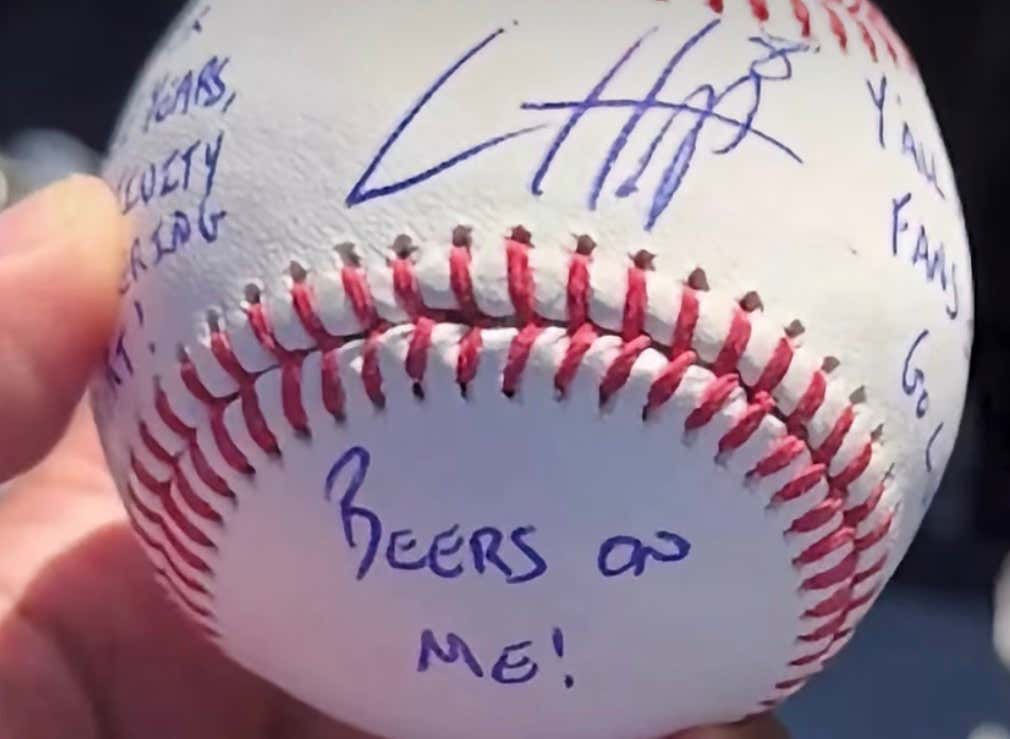 Some Things Are Bigger Than Sports: Ian Happ Bought Cubs Fans Beer With Money Attached To A Signed Ball