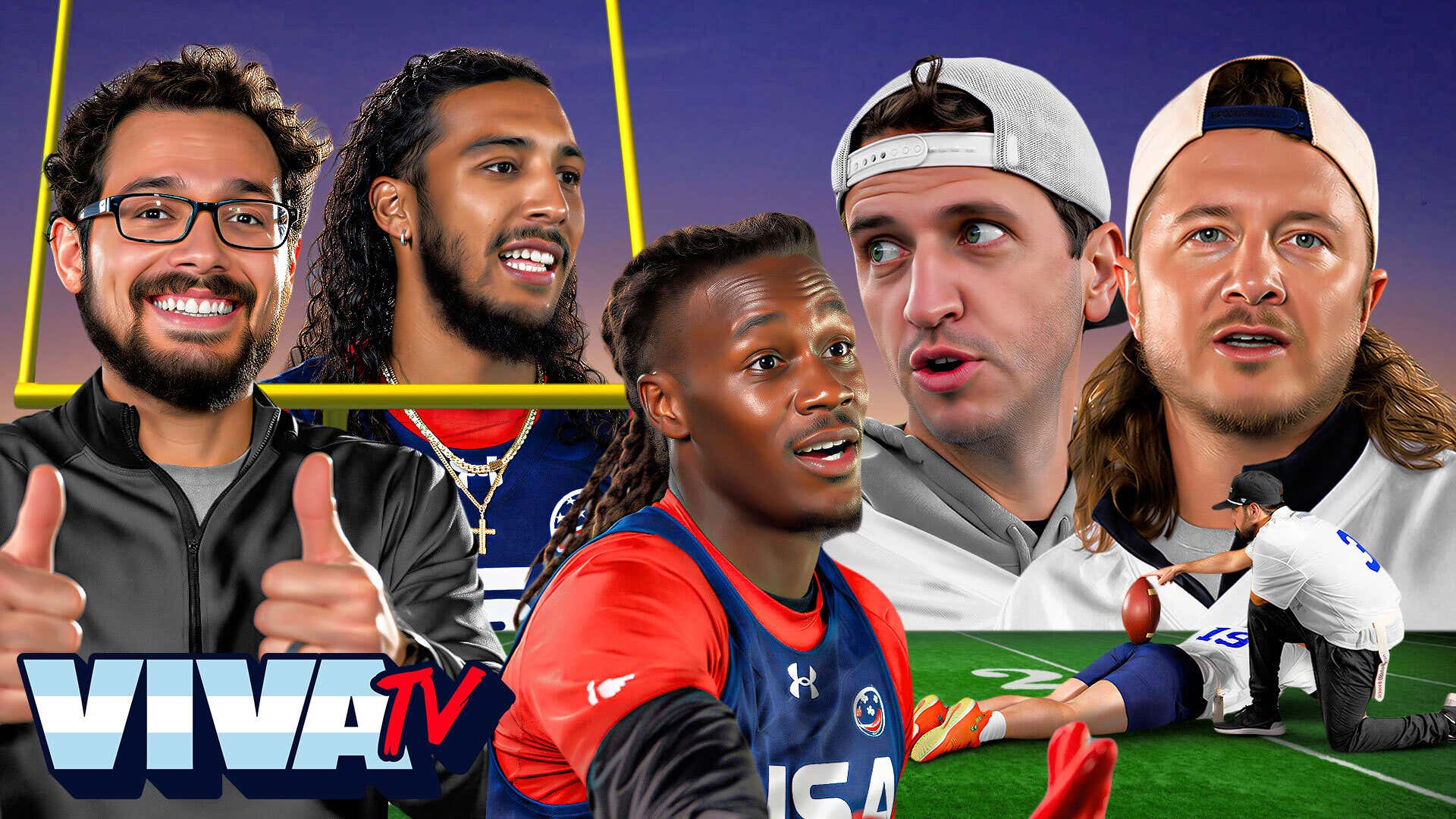 We Took On The USA Flag Football Team | VIVA TV