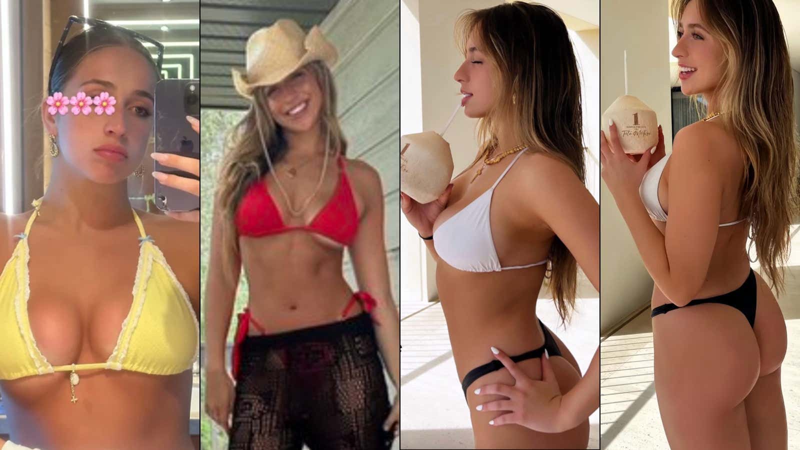 ALERT: Tate McRae Used A Hand Bra On The Beach To Launch Her New Fragrance And Also Looked Like The Most Elegantly Beautiful Human Alive Hanging Out With Shakira At Paris Fashion Week