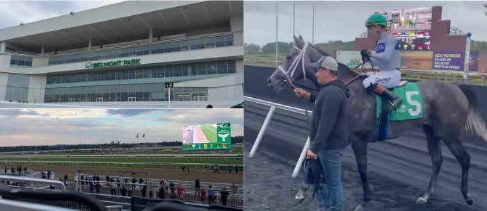 A Horseplayers Review Of The New Belmont Park And Go Go Greys Gets A Second Winner - At The Post With Mut
