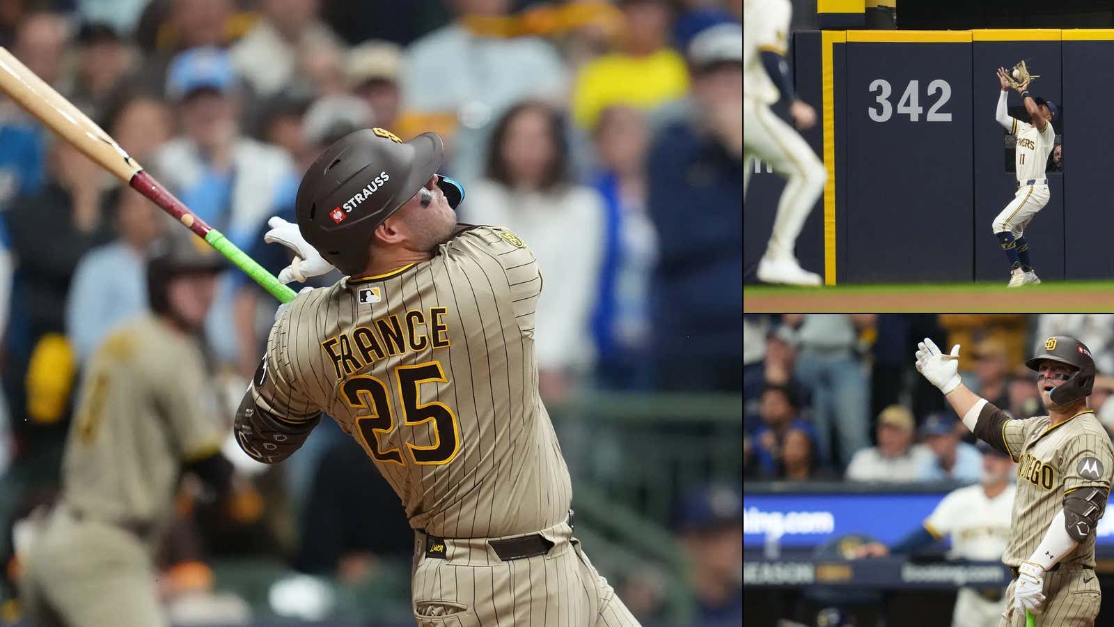 There Are Bad Breaks and Then There’s What Just Happened To The Padres With a Possible 9th Inning Go Ahead Homer Turning Into An Out Because It Hit a Cable On The Roof In Milwaukee