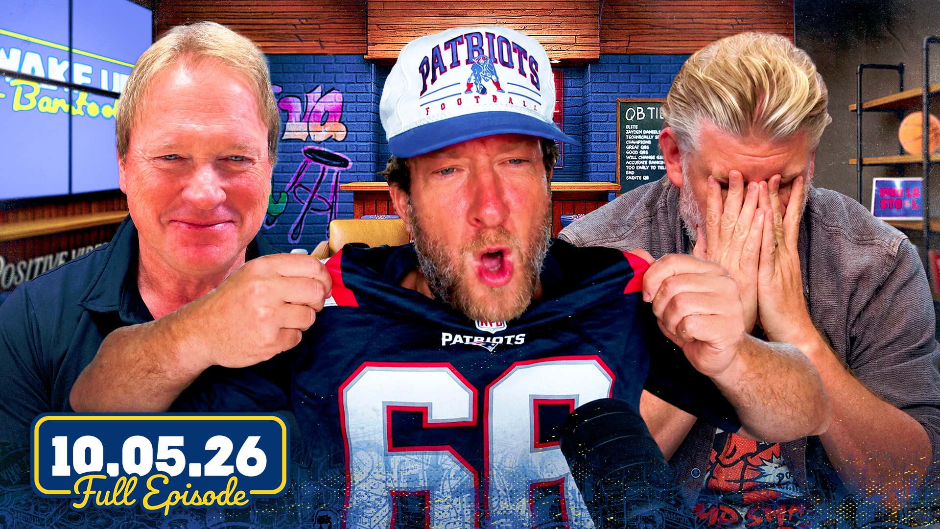 Dave Portnoy Reacts to Drake Maye & Patriots Beating Bills, NFL Week 4 Recap With Jon Gruden