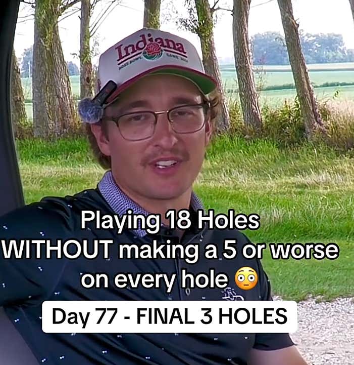 The Guy From The Back 9 Boys Proves Just How TORTUROUS Golf Is On His Quest To Never Make A 5 In An 18 Hole Round