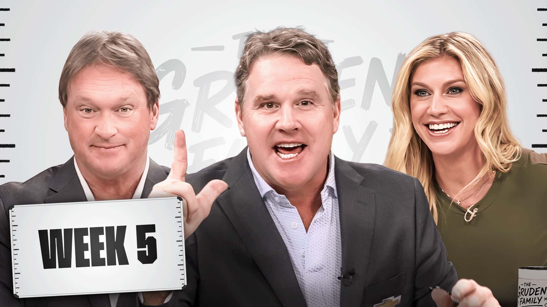 Jon Gruden Playing Hurt in Week 5 | The Gruden Family Football Show