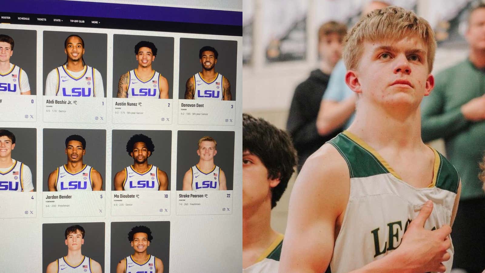There's a New Neck in Town – LSU Basketball Finally Has a Roster of 10 Players, Featuring a 7-Footer With The Widest Neck You'll See Today