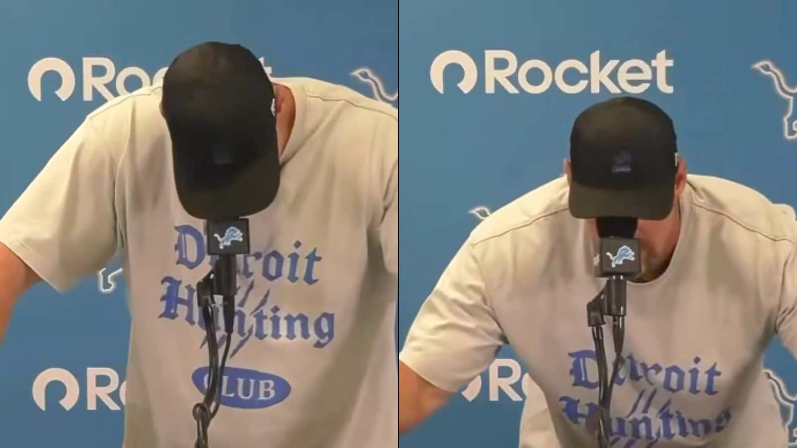 Football Guy: Dan Campbell Nearly Broke The Mic And Collapsed When Asked About Leaving His Starters In While Up 21 Against The Cardinals