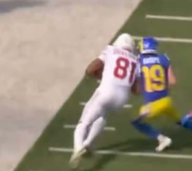 The Rams New Kicker Blake Grupe Tried Making A Tackle On His First Kickoff And Immediately Got Injured