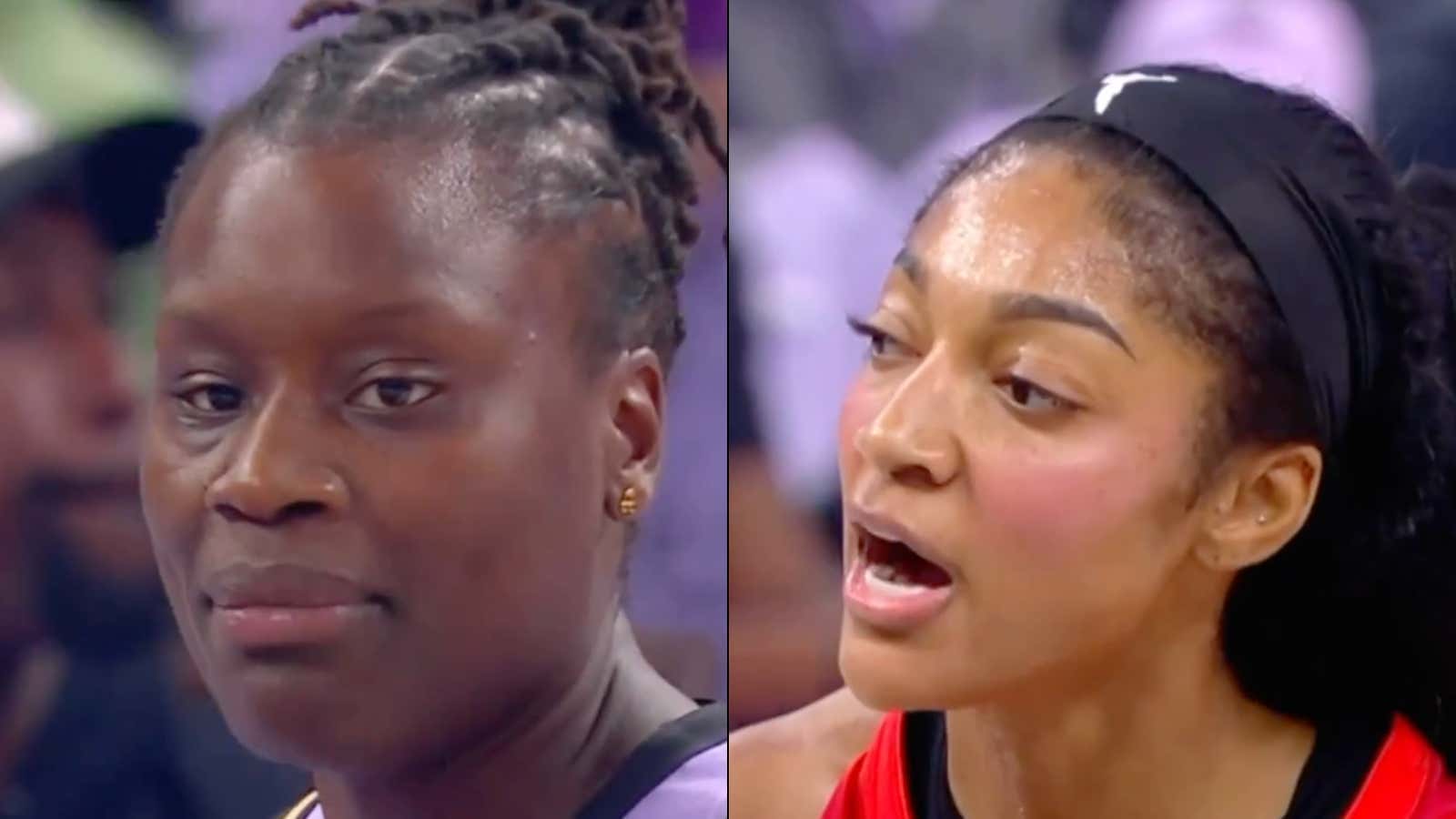 Angel Reese Told Aminata Gueye "You Can't Fuck With Me Bum Ass" And Immediately Blocked Her Shot