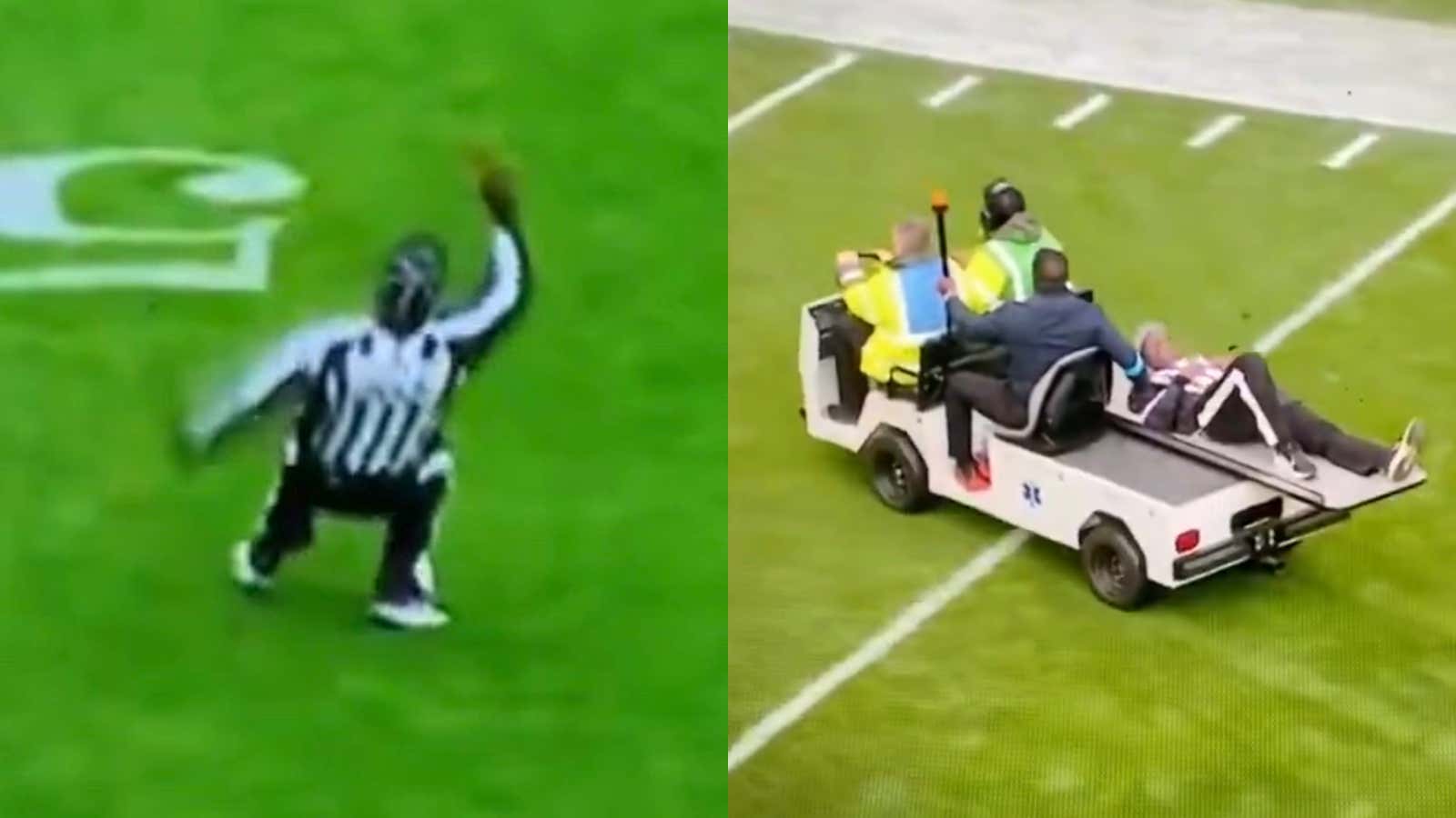 T's & P's to NFL Referee Larry Smith, Who's Been Ruled OUT For The Season After Suffering Brutal Non-Contact Injury