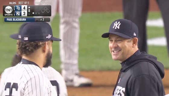 Photo: Barstool Sports Complacency, Disappointment, and Arrogance: The Yankees Are Bringing Back Aaron Boone For a 10th Season, Further Proving