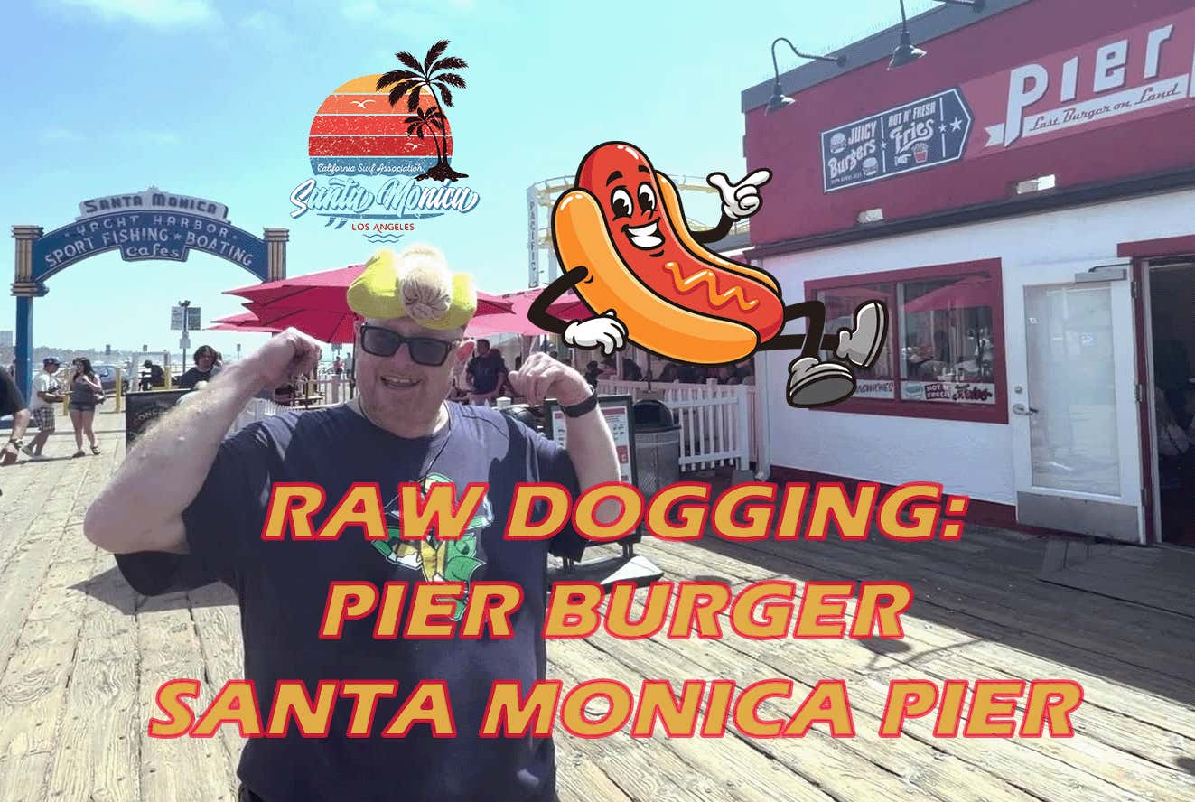 Raw Dogging at Pier Burger at Santa Monica Pier
