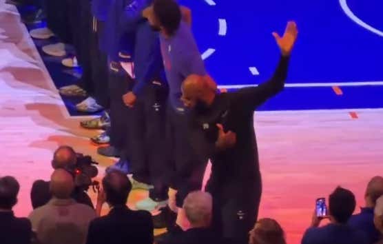 LeBron Practicing His Golf Swing During The National Anthem Is Actually The Best Way To Respect America. Find A New Slant
