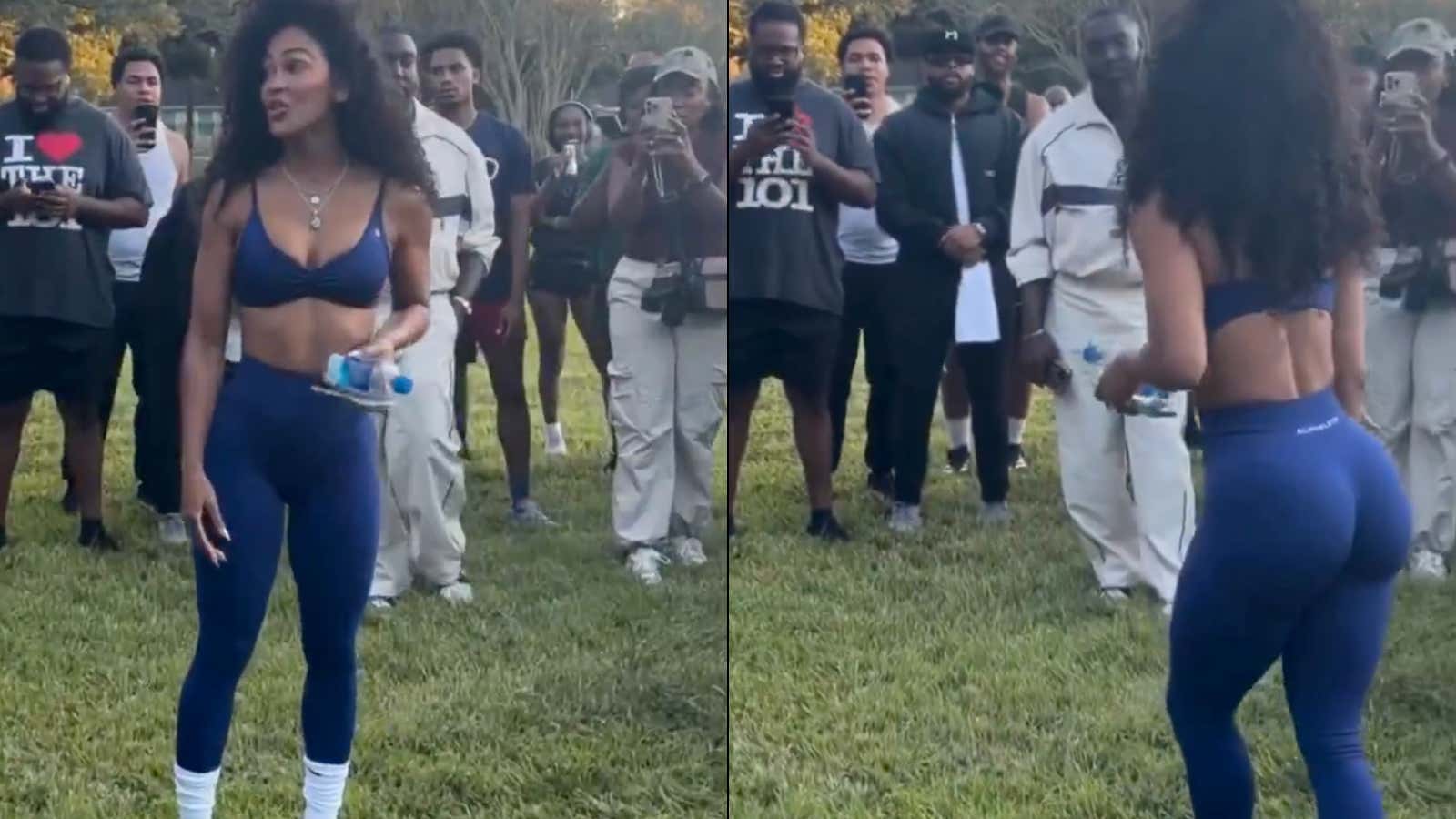 Meagan Good Continues To Defy Father Time, Currently Going Viral For Sending a College Campus Into a Trance While She Was There For a Workout