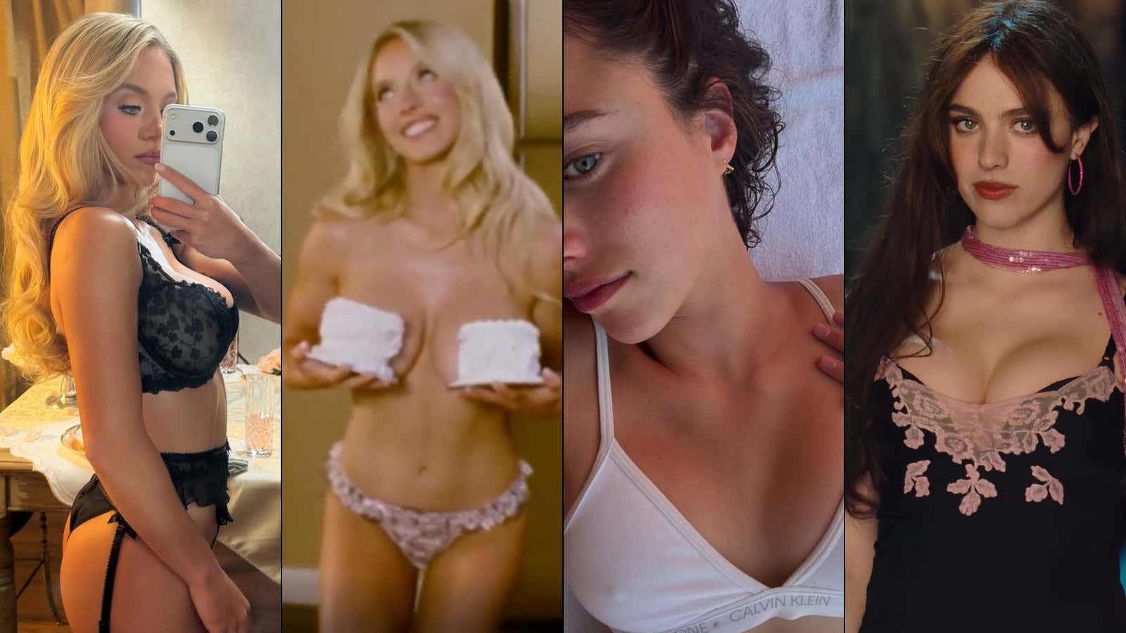 Sydney Sweeney & Margaret Qualley Rumored To Be Top Options For Next 007 Bond Girl And Judging From Their Recent Cheeky Photoshoots, Uhh YES!