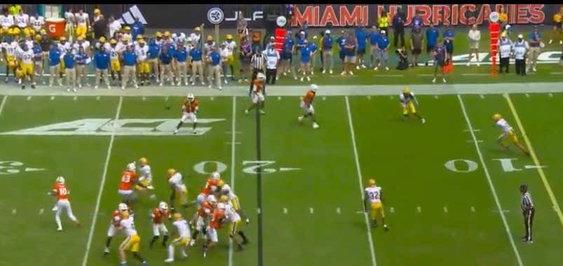 I’m Not A Defensive Coordinator But You Probably Don’t Want To Give Malachi Toney An Advantage Out In The Flats